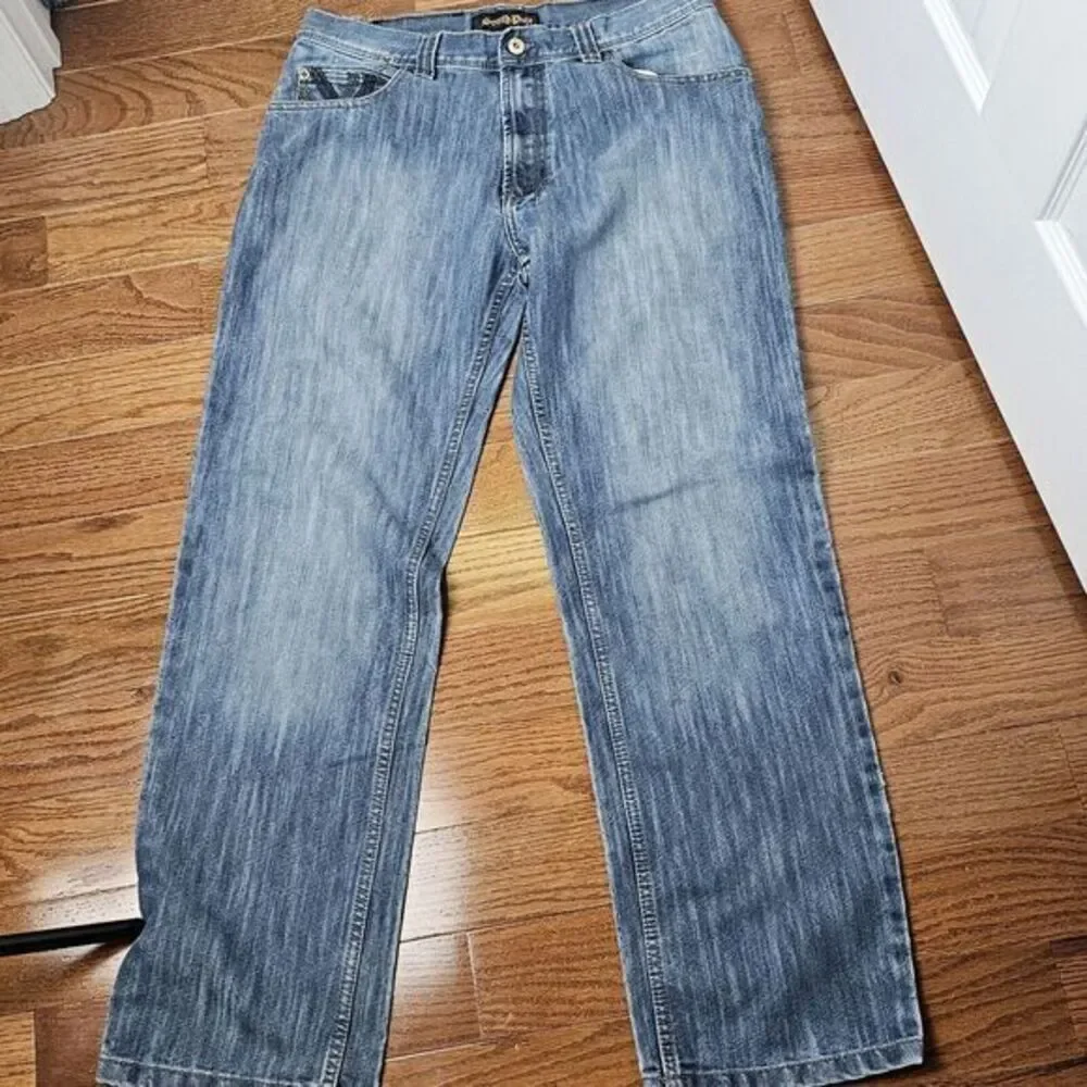 Southpole VTG DS Men 34x32 Blue‎ Jeans Denim Sk8 Loose Baggy Grunge Y2K Punk